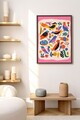 Tablou decorativ, Artnewclsyh76-3348, Lemn masiv, MDF, Multicolor
