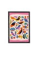 Tablou decorativ, Artnewclsyh76-3348, Lemn masiv, MDF, Multicolor