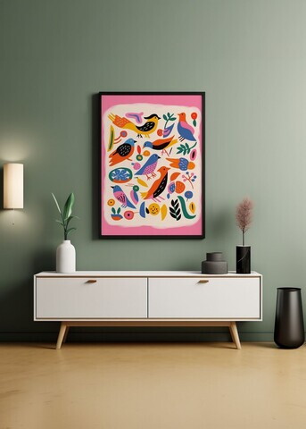 Tablou decorativ, Artnewclsyh76-5070, Lemn masiv, MDF, Multicolor