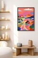 Tablou decorativ, Artnewclsyh78-3348, Lemn masiv, MDF, Multicolor
