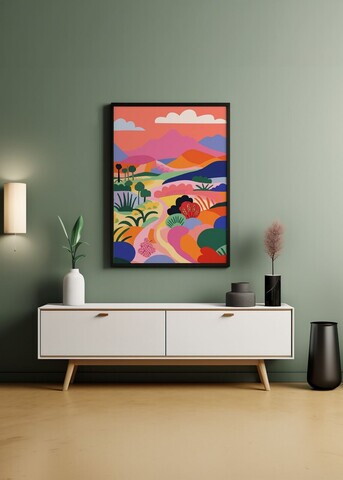 Tablou decorativ, Artnewclsyh78-5070, Lemn masiv, MDF, Multicolor