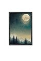 Tablou decorativ, Artnewclsyh81-5070, Lemn masiv, MDF, Multicolor