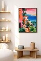 Tablou decorativ, Artnewclsyh86-3348, Lemn masiv, MDF, Multicolor