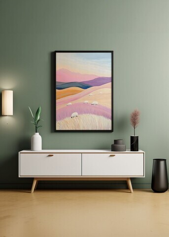 Tablou decorativ, Artnewclsyh88-5070, Lemn masiv, MDF, Multicolor