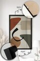 Tablou decorativ, Artnewclsyh93-3348, Lemn masiv, MDF, Multicolor