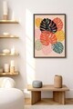 Tablou decorativ, Artnewclsyh96-3348, Lemn masiv, MDF, Multicolor