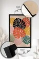 Tablou decorativ, Artnewclsyh96-3348, Lemn masiv, MDF, Multicolor