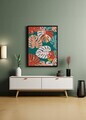 Tablou decorativ, Artnewclsyh97-5070, Lemn masiv, MDF, Multicolor