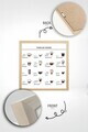 Tablou decorativ, Artkare1, Lemn masiv, MDF (Grosime: 5 mm), Multicolor