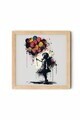 Tablou decorativ, Artkare4, Lemn masiv, MDF (Grosime: 5 mm), Multicolor