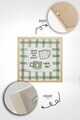 Tablou decorativ, Artkare10, Lemn masiv, MDF (Grosime: 5 mm), Multicolor