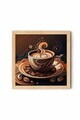 Tablou decorativ, Artkare19, Lemn masiv, MDF (Grosime: 5 mm), Multicolor