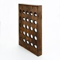 Raft pentru sticle de vin, Hanah Home, Raf340, 49x70x9 cm, Lemn masiv, Lemn