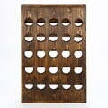 Raft pentru sticle de vin, Hanah Home, Raf340, 49x70x9 cm, Lemn masiv, Lemn