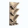 Raft pentru sticle de vin, Hanah Home, Raf352, 22x60x11 cm, Lemn masiv, Lemn