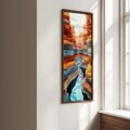 Tablou decorativ, LONG007-S/120-40, MDF, Imprimat UV, Multicolor