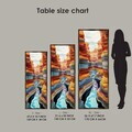 Tablou decorativ, LONG007-S/120-40, MDF, Imprimat UV, Multicolor