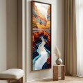 Tablou decorativ, LONG008-S/120-40, MDF, Imprimat UV, Multicolor