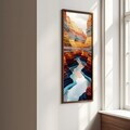 Tablou decorativ, LONG008-S/120-40, MDF, Imprimat UV, Multicolor