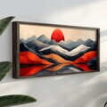 Tablou decorativ, HUM001, MDF, Cadru: 100% MOLID, Multicolor