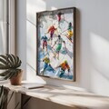 Tablou decorativ, HUM075, MDF, Cadru: 100% MOLID, Multicolor
