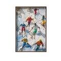 Tablou decorativ, HUM075, MDF, Cadru: 100% MOLID, Multicolor