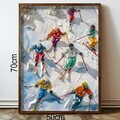 Tablou decorativ, HUM075, MDF, Cadru: 100% MOLID, Multicolor