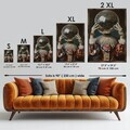 Tablou decorativ, GE132-L, MDF, Lemn, Multicolor