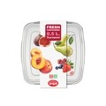 Snips, Fresch Container,  3 négyzet alakú tartály fedővel, 0,5 L, polipropilén, átlátszó