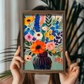 Tablou decorativ, GE218-L, MDF, Lemn, Multicolor