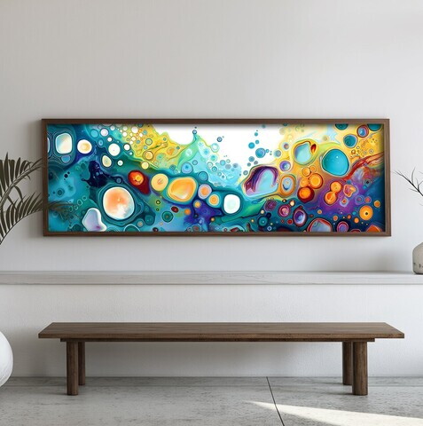 Tablou decorativ, EMR020, MDF, Lemn, Multicolor