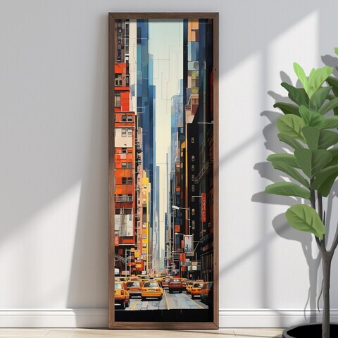 Tablou decorativ, EMR077, MDF, Lemn, Multicolor