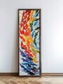 Tablou decorativ, EMR096, MDF, Lemn, Multicolor