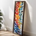 Tablou decorativ, EMR096, MDF, Lemn, Multicolor