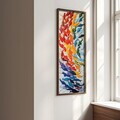 Tablou decorativ, EMR096, MDF, Lemn, Multicolor