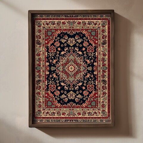Tablou decorativ, TUN082-L, MDF, Lemn, Multicolor
