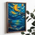 Tablou decorativ, TUN112-L, MDF, Lemn, Multicolor