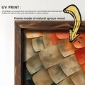 Tablou decorativ, FAH017-120, MDF, Lemn masiv, Multicolor