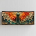 Tablou decorativ, FAH017-150, MDF, Lemn masiv, Multicolor