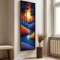 Tablou decorativ, FAH019-120, MDF, Lemn masiv, Multicolor