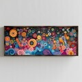 Tablou decorativ, FAH026-120, MDF, Lemn masiv, Multicolor