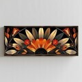 Tablou decorativ, FAH036-150, MDF, Lemn masiv, Multicolor