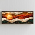 Tablou decorativ, FAH037-120, MDF, Lemn masiv, Multicolor