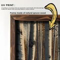 Tablou decorativ, FAH046-120, MDF, Lemn masiv, Multicolor