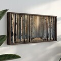 Tablou decorativ, FAH046-150, MDF, Lemn masiv, Multicolor