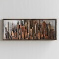 Tablou decorativ, FAH052-120, MDF, Lemn masiv, Multicolor