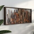 Tablou decorativ, FAH052-150, MDF, Lemn masiv, Multicolor
