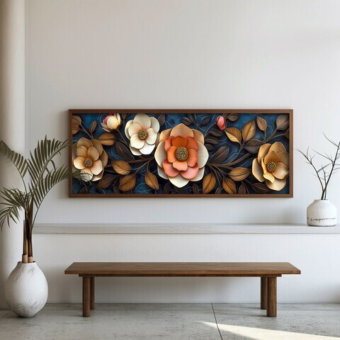 Tablou decorativ, FAH053-150, MDF, Lemn masiv, Multicolor