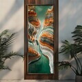 Tablou decorativ, FAH068-150, MDF, Lemn masiv, Multicolor