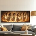 Tablou decorativ, FAH073-120, MDF, Lemn masiv, Multicolor